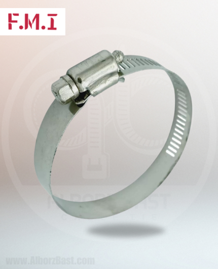 بست شیلنگی فلزی (هواکش) سایز 82-65 | 1/4-3 برند اف ام آی (FMI)
