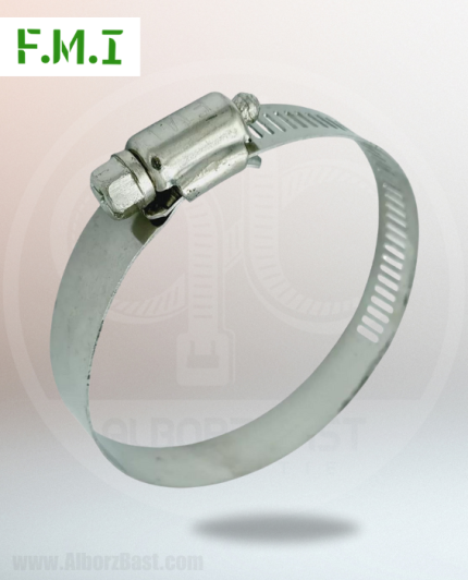 بست شیلنگی استیل سایز 110-92 برند اف ام آی (FMI)